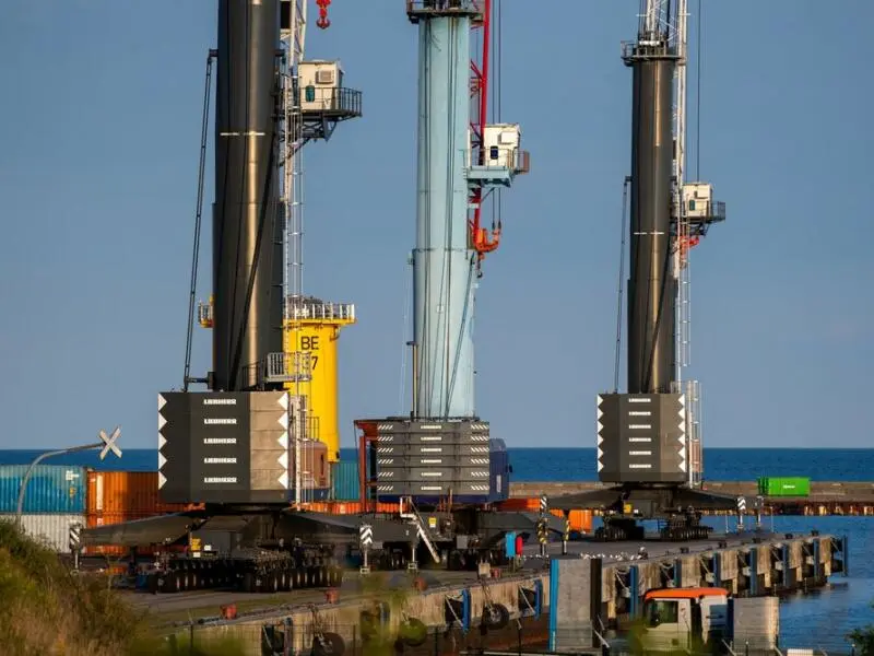 LNG-Pläne für den Hafen Mukran - Insel Rügen