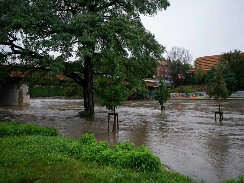 Hochwasserlage in Sachsen