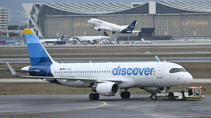 Passagierflugzeug der Discover Airlines