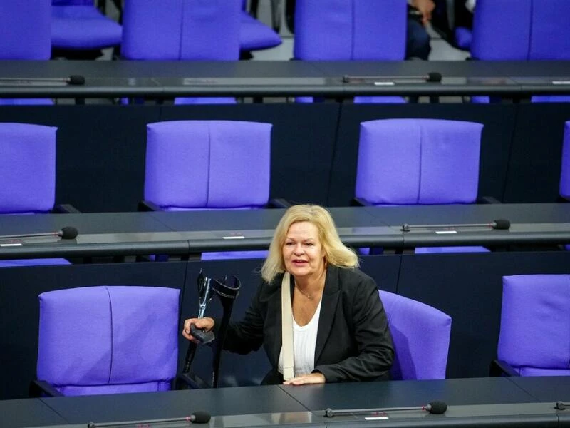 Bundesinnenministerin Nancy Faeser (SPD)