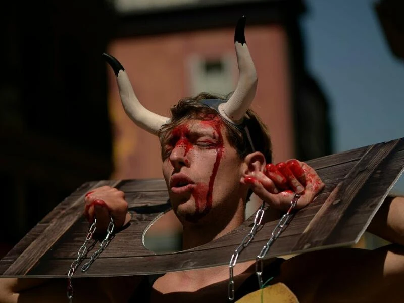 Sanfermín-Fest in Pamplona