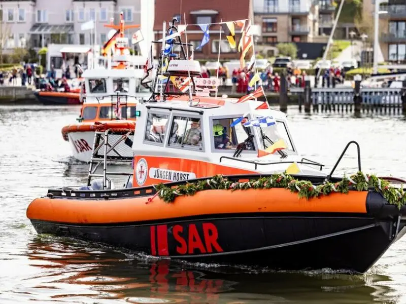 Taufe des neuen Seenotrettungsbootes „Jürgen Horst“