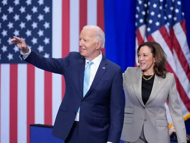 Wahlkampf in den USA - Biden und Harris in Maryland