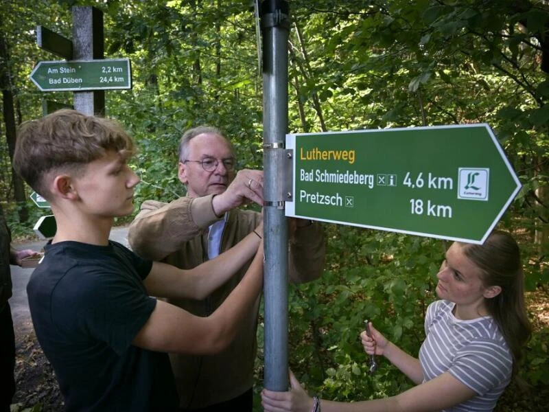 Lutherwege Sachsen-Anhalt und Brandenburg vereinigt