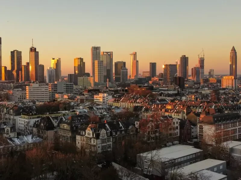 Banken-Skyline in Frankfurt