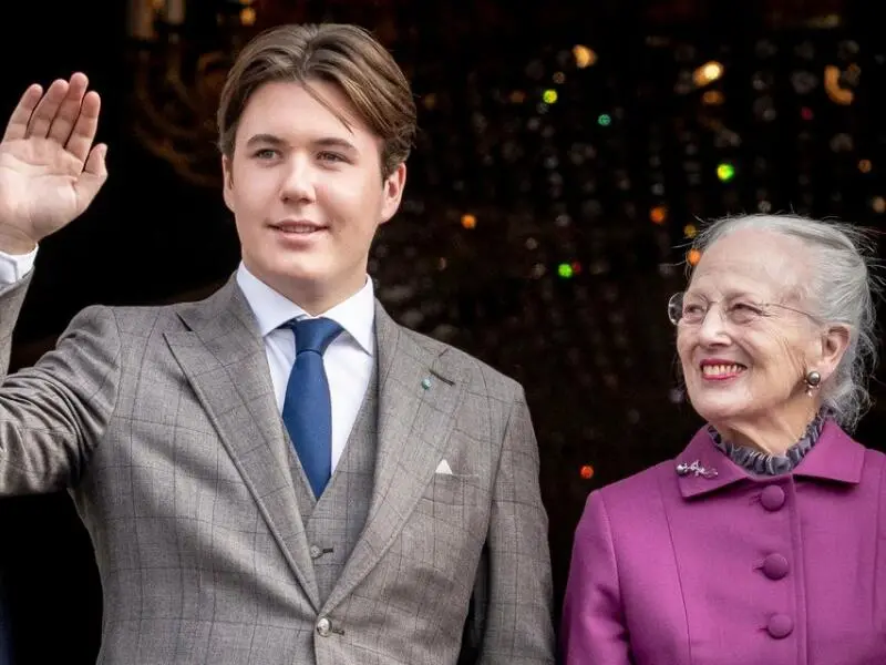 Prinz Christian und Königin Margrethe II. von Dänemark