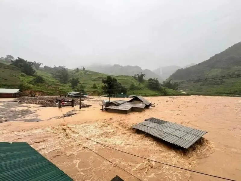 Taifun «Yagi» in Vietnam