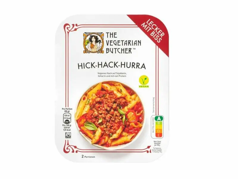 Veganes Hack «Hick-Hack-Hurra» von The Vegetarian Butcher