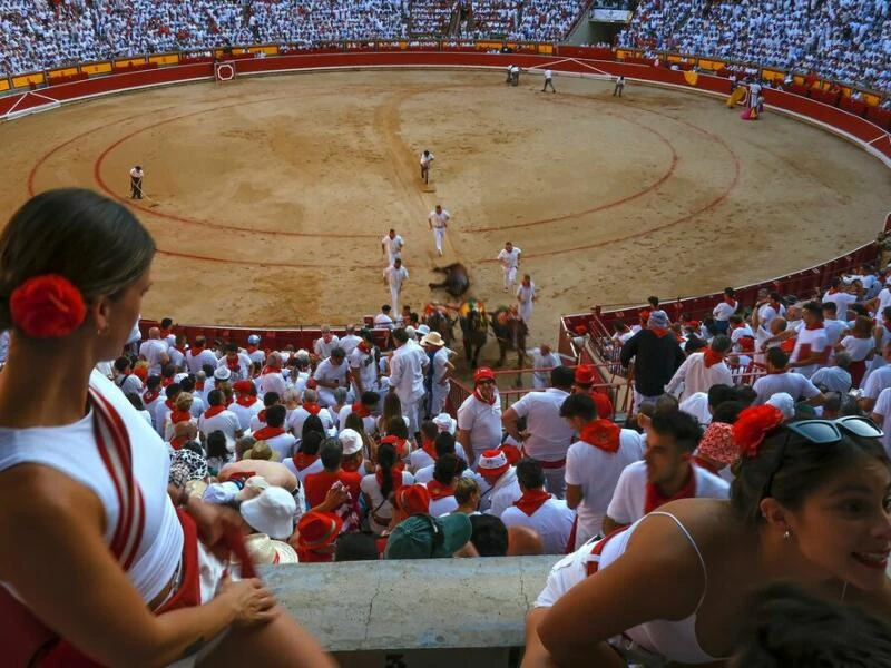 Sanfermín-Fest in Pamplona