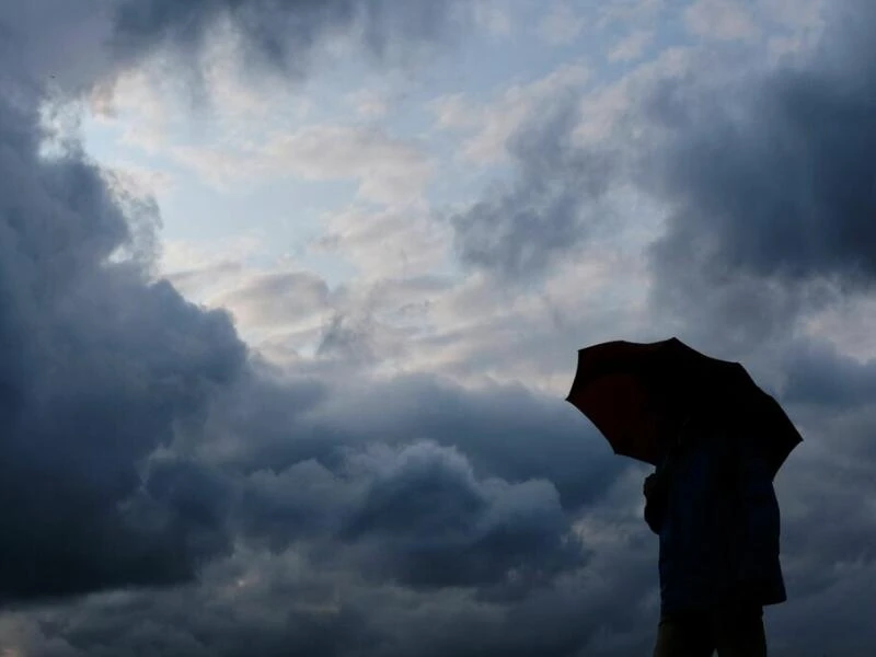 Regen und Wolken in NRW