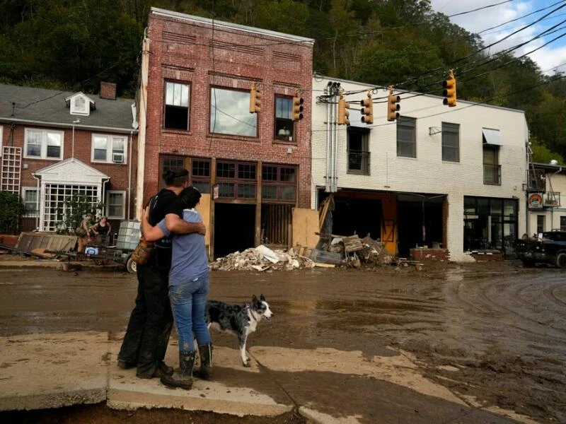 Nach Hurrikan «Helene» - North Carolina