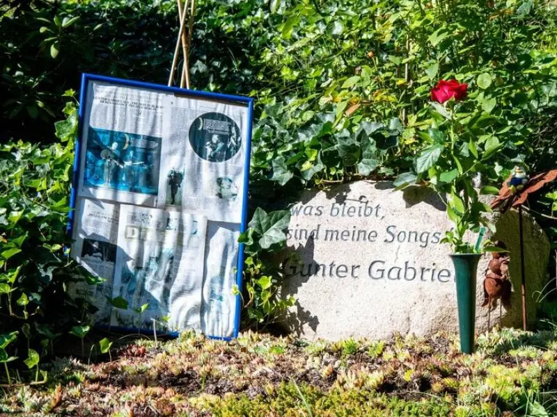 Gedenkstein für Gunter Gabriel