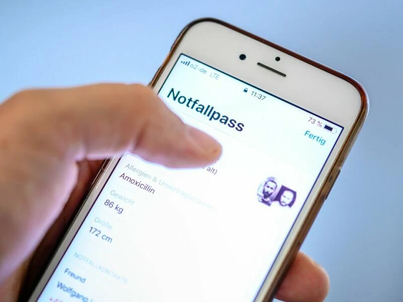 Notfallpass auf einem iPhone