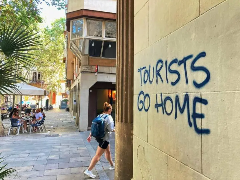 Tourismusverdrossenheit in Spanien