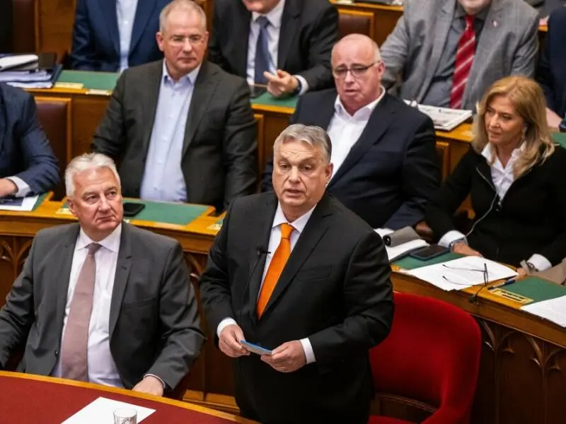 Orban im Parlament