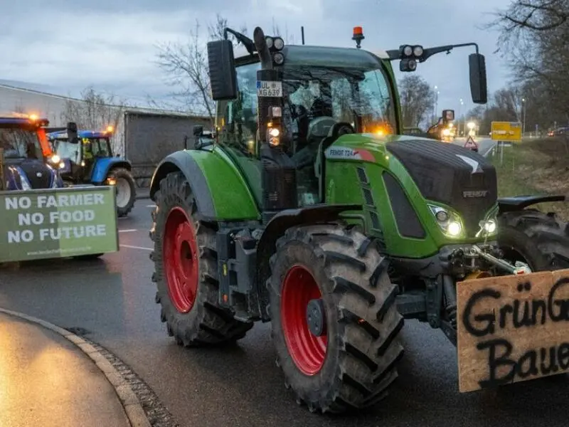 Protest der Landwirte - Günzburg
