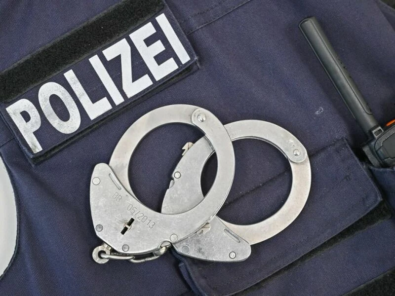 Handschellen der Polizei