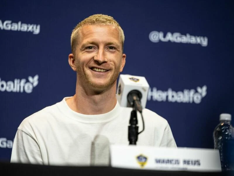 Pressekonferenz Marco Reus in Los Angeles