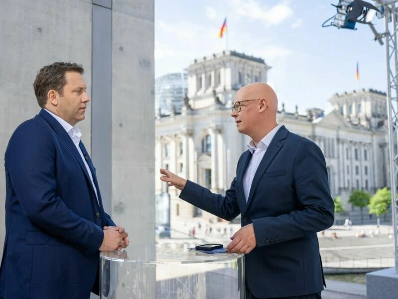 ARD-Sommerinterview mit SPD-Parteichef