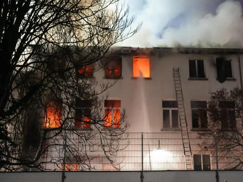 Brand eines Wohnhauses