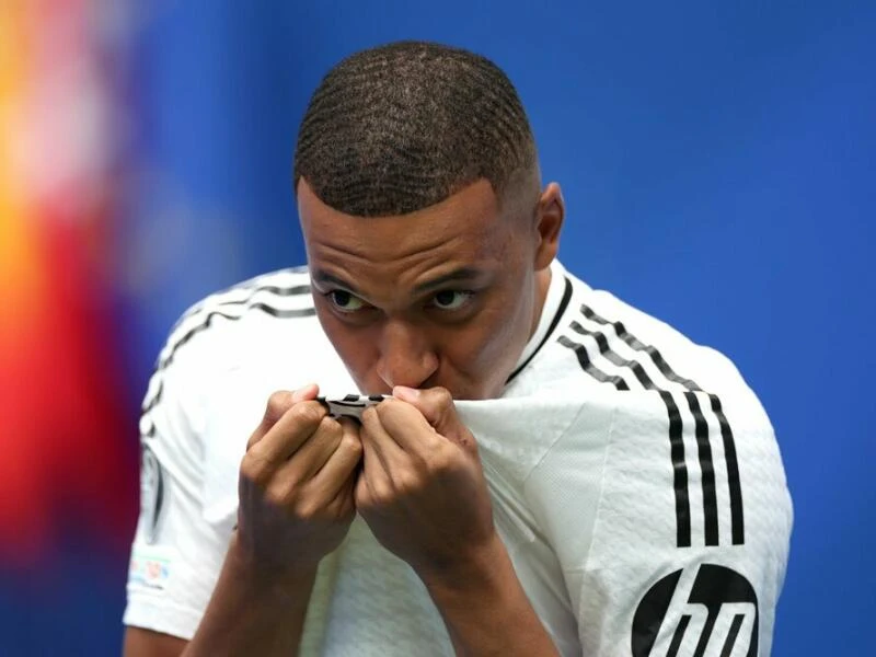 Vorstellung von Kylian Mbappé als Neuzugang von Real Madrid