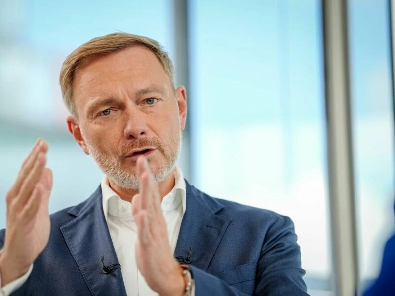 Finanzminister Christian Lindner im Sat.1-Interview