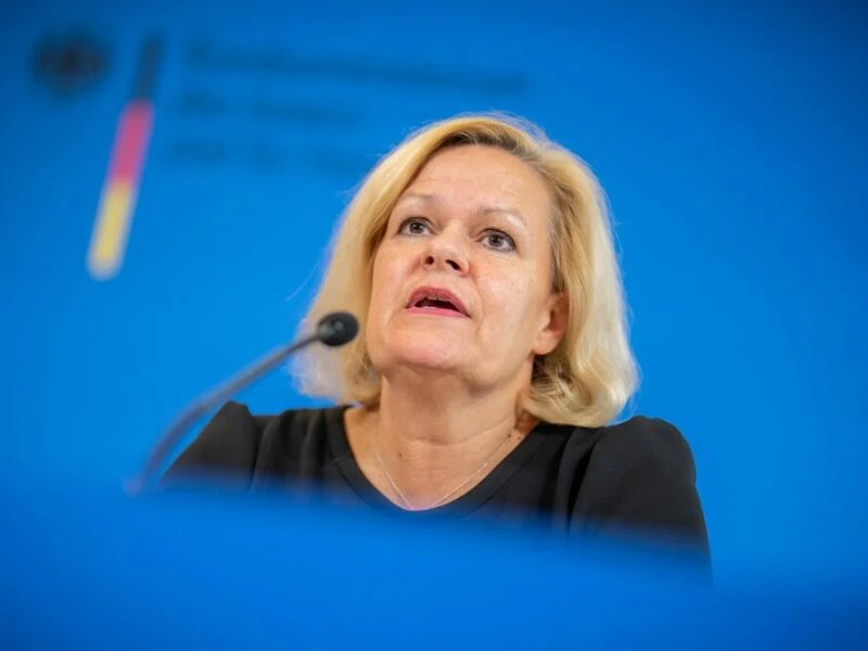 Innenministerin Faeser zu Grenzkontrollen