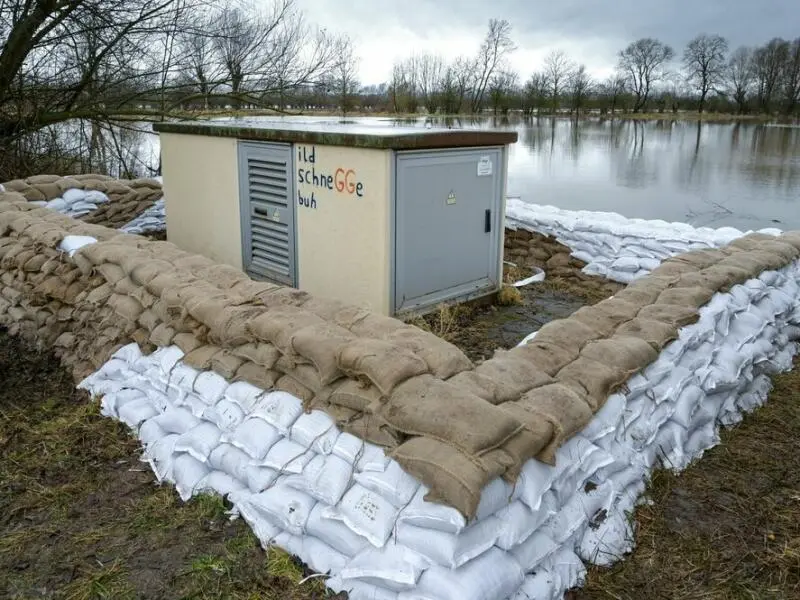 Hochwassersituation in Sachsen-Anhalt