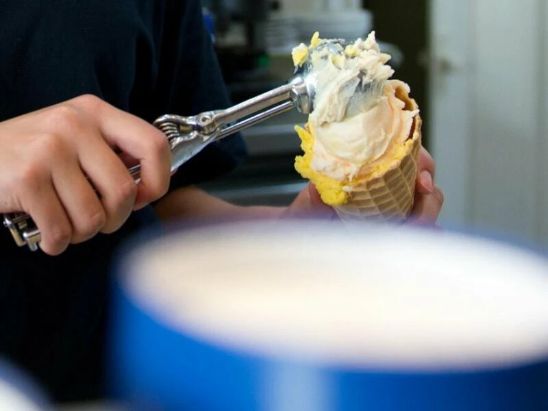 Ferienjob in der Eisdiele