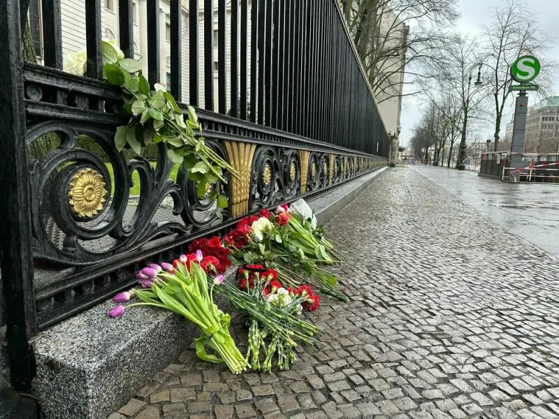Nach dem Anschlag in Moskau - Trauer in Berlin