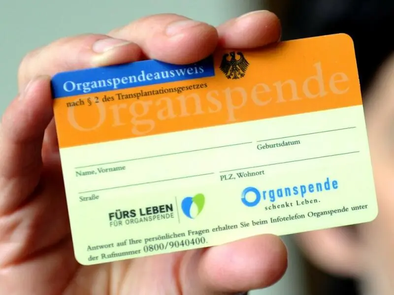 Organspende-Ausweis