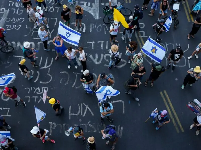 Nahostkonflikt - Protest in Tal Aviv