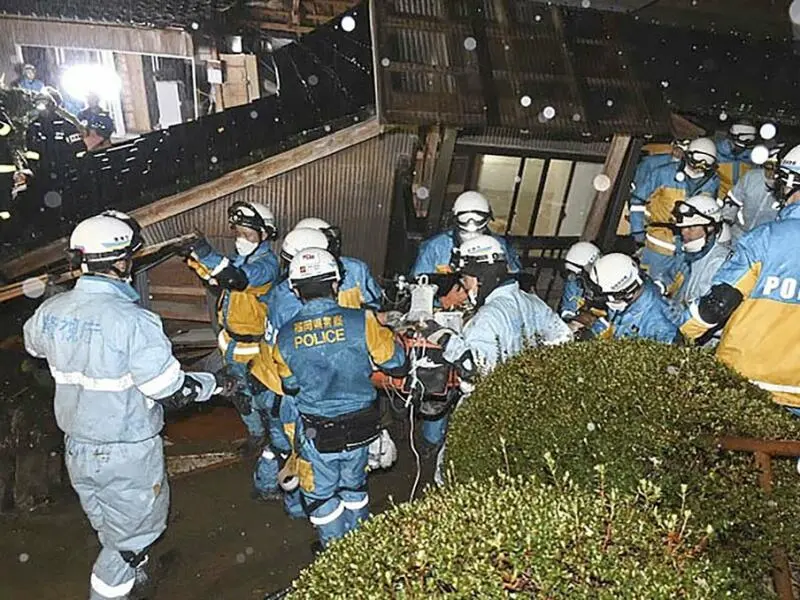 Rettungsaktion in Japan