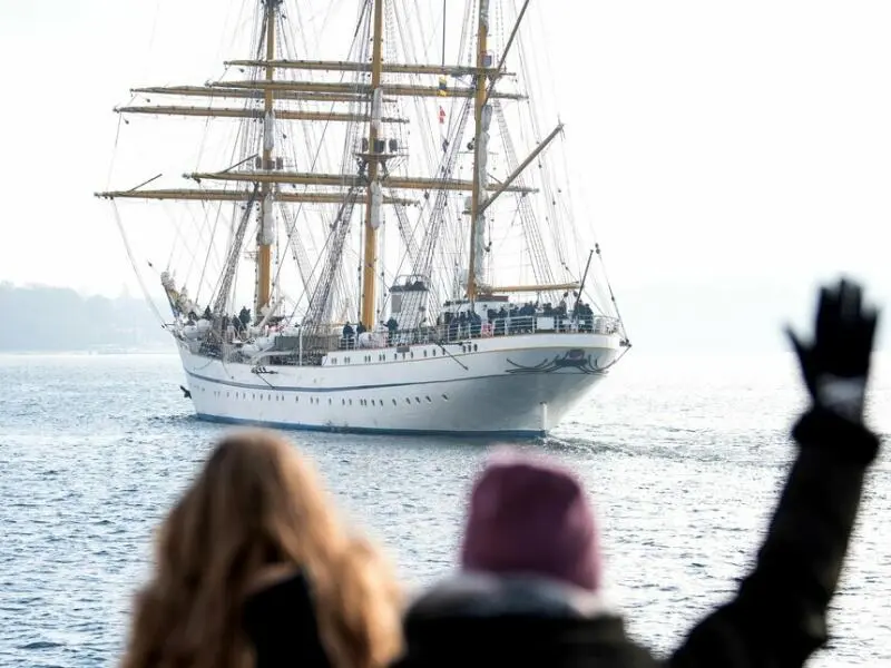 Segelschulschiff «Gorch Fock» verlässt den Heimathafen Kiel