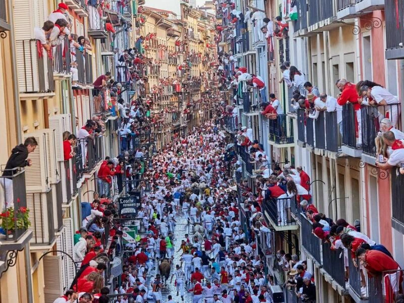 Sanfermín-Fest in Pamplona