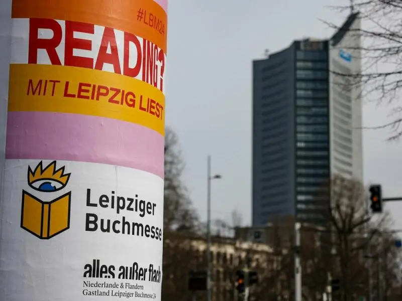 Leipziger Buchmesse - Vor der Eröffnung