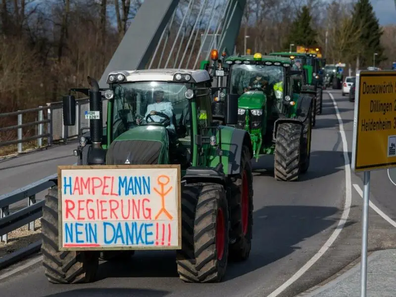 Protest der Landwirte