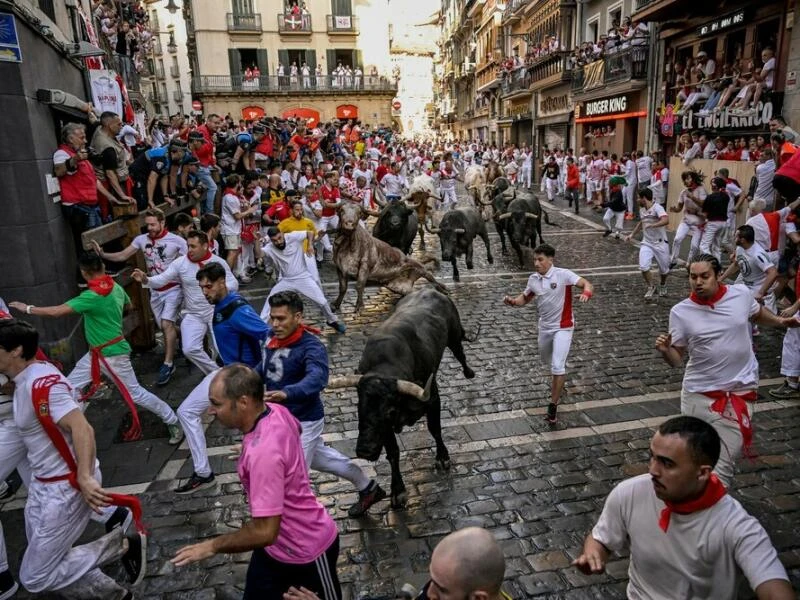 «Sanfermines»-Fest in Pamplona