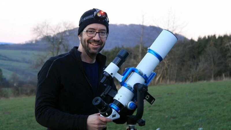 Hobby-Astronom und Astro-Fotograf Stefan Schwope