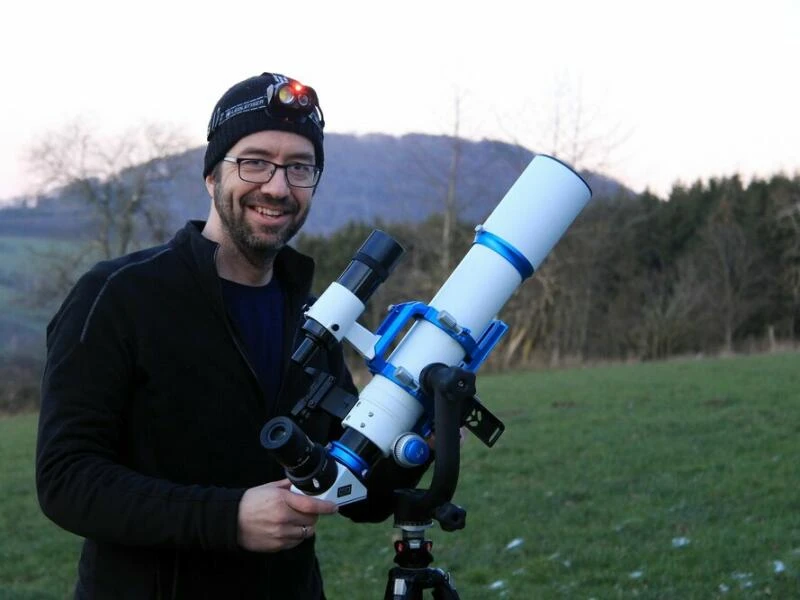 Hobby-Astronom und Astro-Fotograf Stefan Schwope