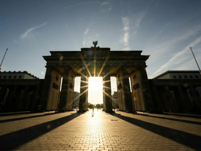 Sonnenaufgang in Berlin