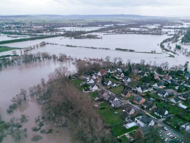 Hochwasser in Niedersachsen - Sarstedt
