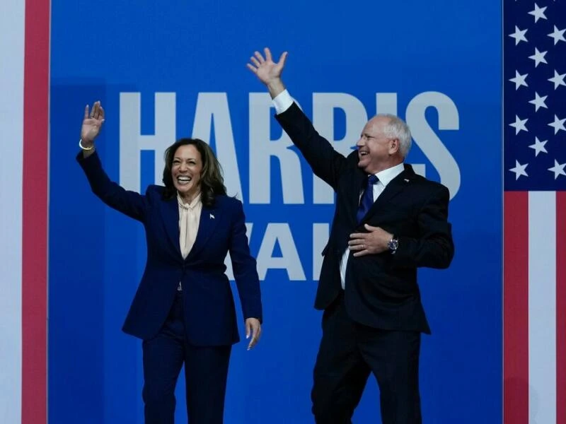 Wahlkampf in den USA - Harris - Walz