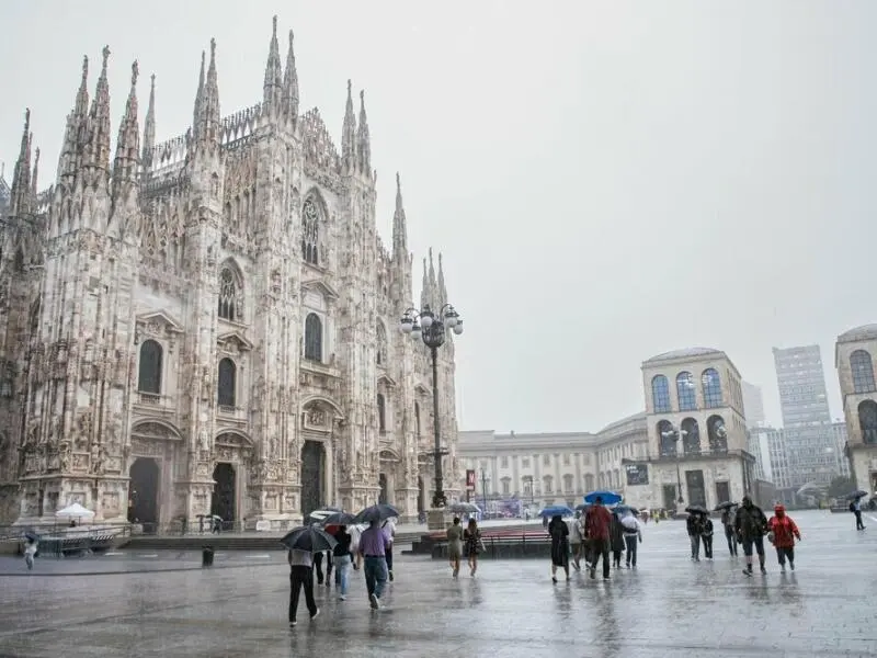 Unwetter in Mailand