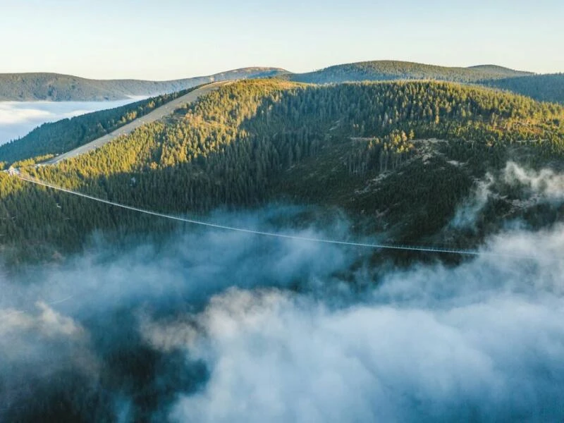 Die Skybridge 721 im Nordosten Tschechiens 