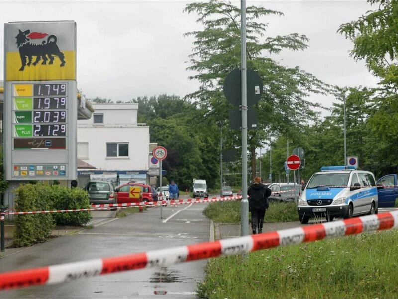 Schüsse an Konstanzer Tankstelle