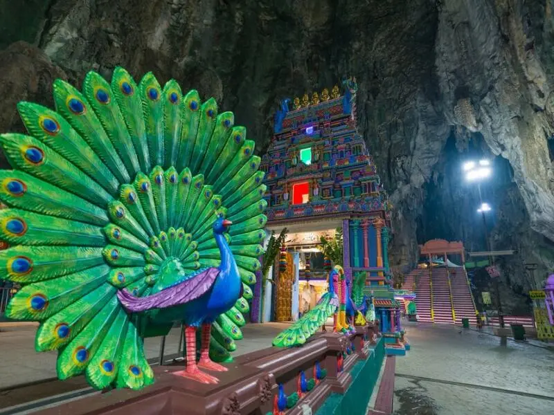 Hindu-Schrein in den Batu Caves