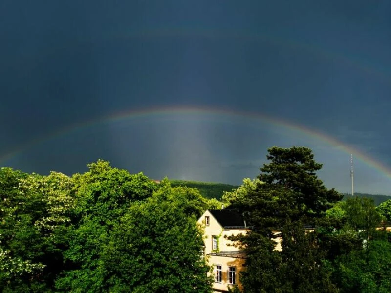 Regenbogen in Dresden