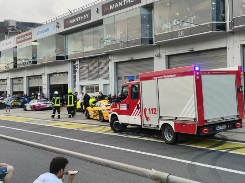 Verletzte nach Explosion im Fahrerlager am Nürburgring