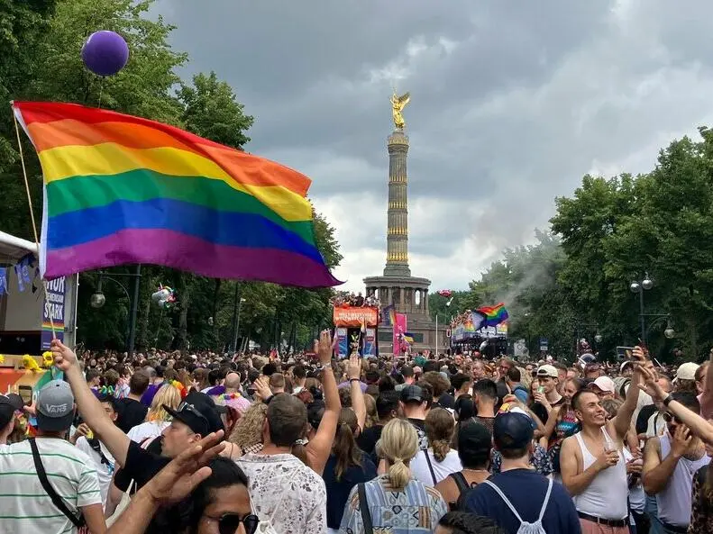 46. Berlin Pride Umzug zum Christopher Street Day